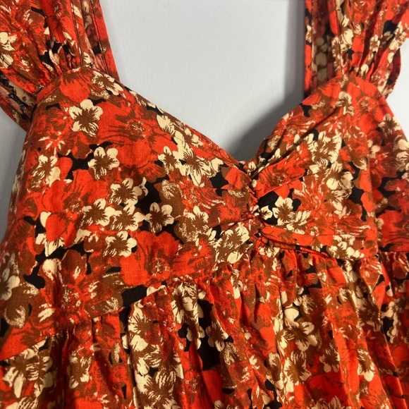 Free People Pattern Play Floral Mini Dress XS - Picture 7 of 10